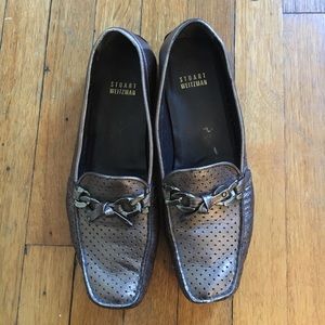 Pewter Stuart Weitzman Loafers